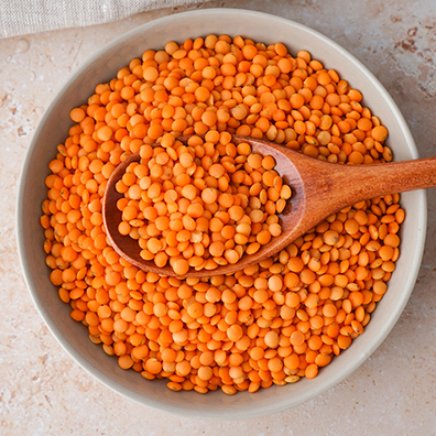 Lentils in a bowl