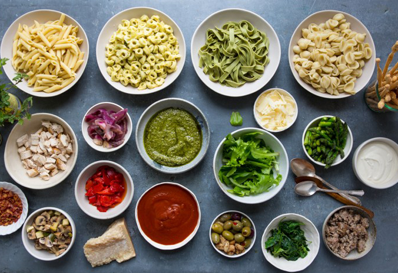 GARNISHES AND TOPPINGS for pasta