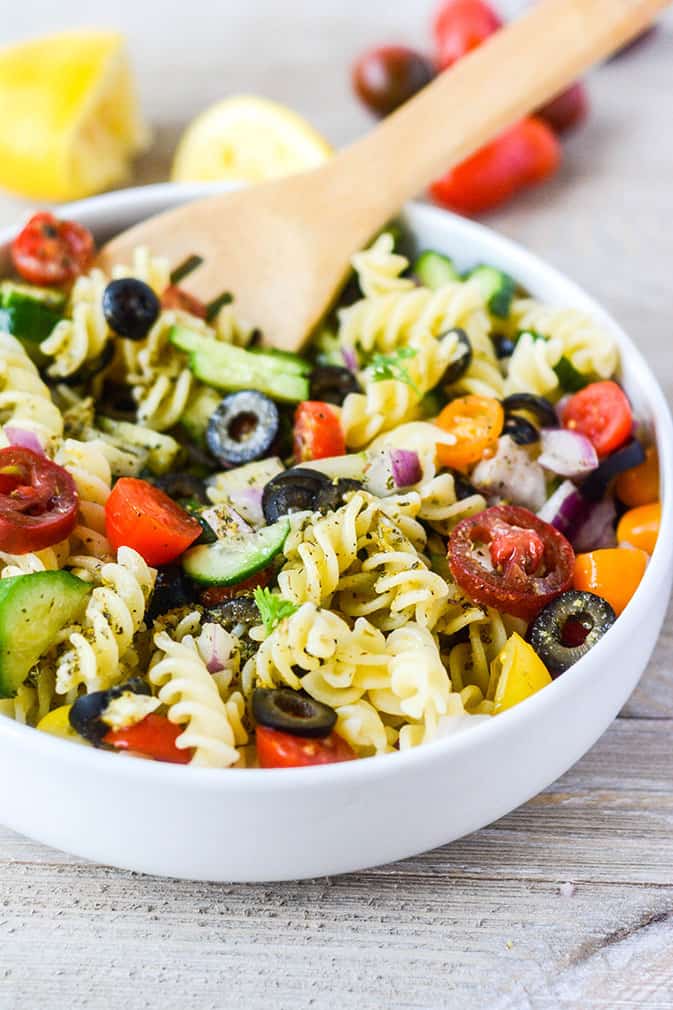 WHAT IS VEGETARIAN COLD PASTA SALAD RECIPE?