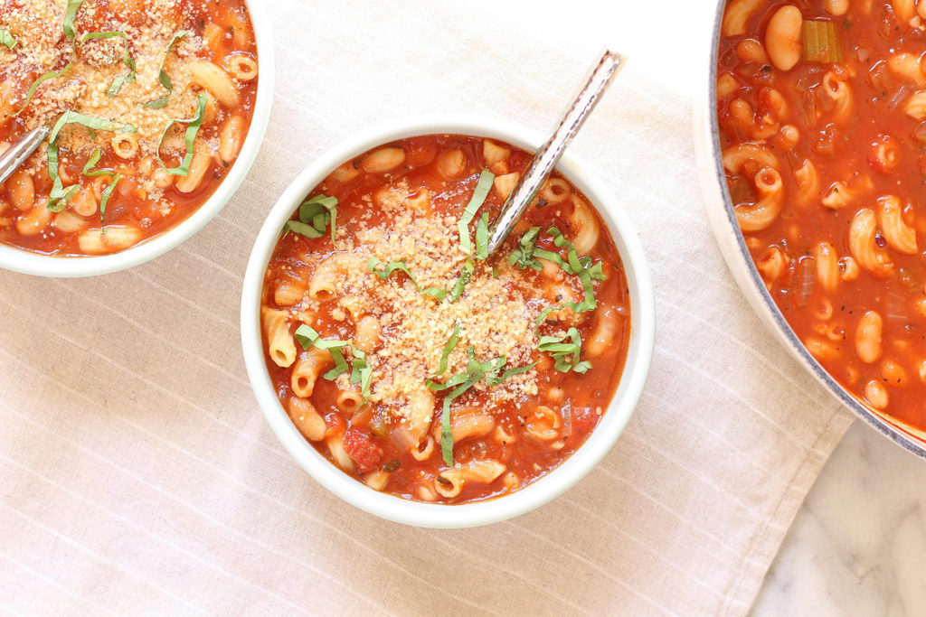 VEGETARIAN PASTA FAGIOLI SOUP RECIPES