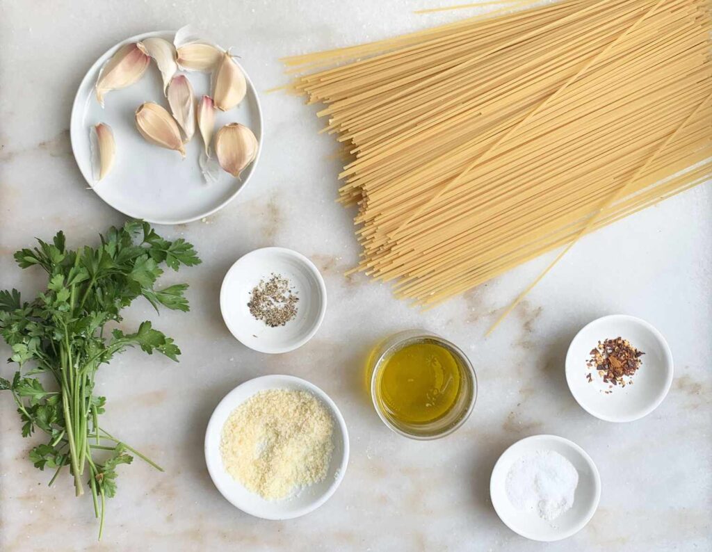 Essential Ingredients for   pasta