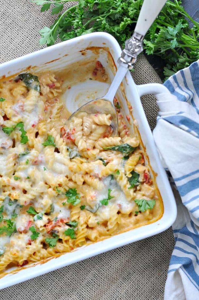 TUSCAN PASTA BAKE VEGETARIAN