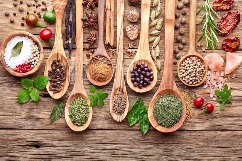 HERBS AND SPICES for VEGETARIAN PASTA SALAD INGREDIENTS