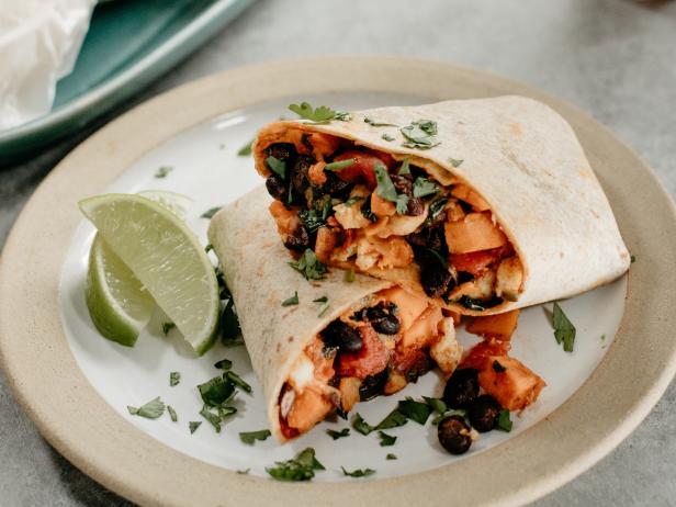 Sweet Potato and Black Bean Burritos