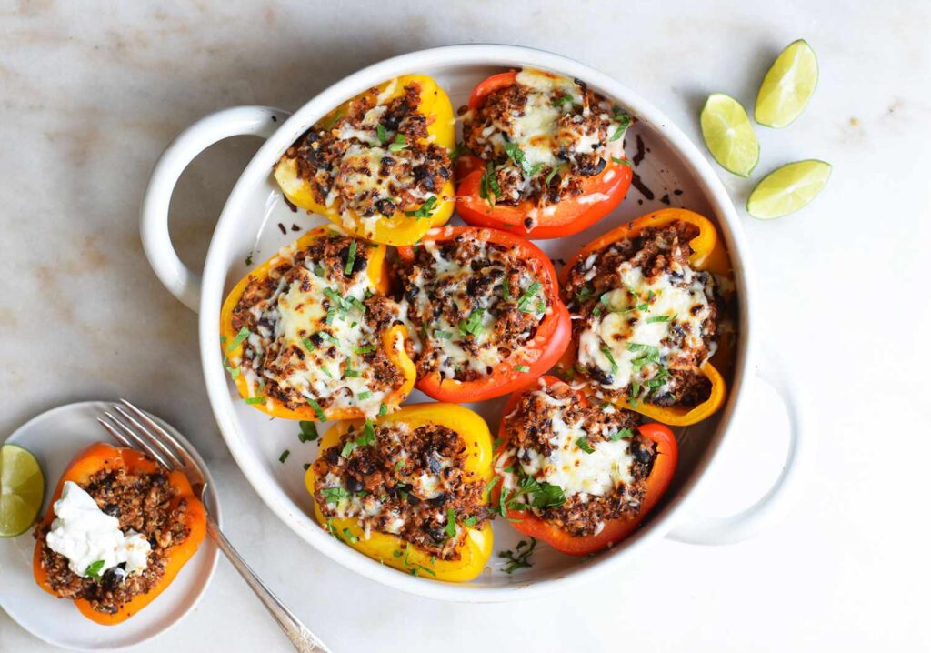 Quinoa Stuffed Bell Peppers