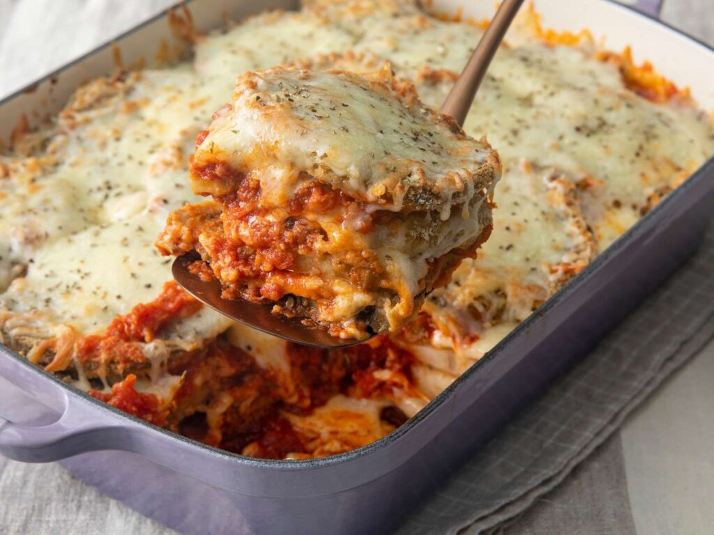 Quick and easy vegetarian Italian recipes Eggplant Parmesan