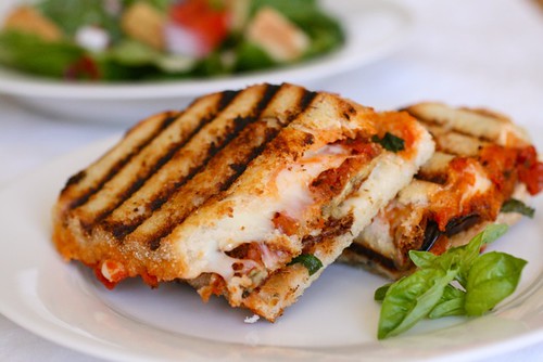 Eggplant Parmesan Panini