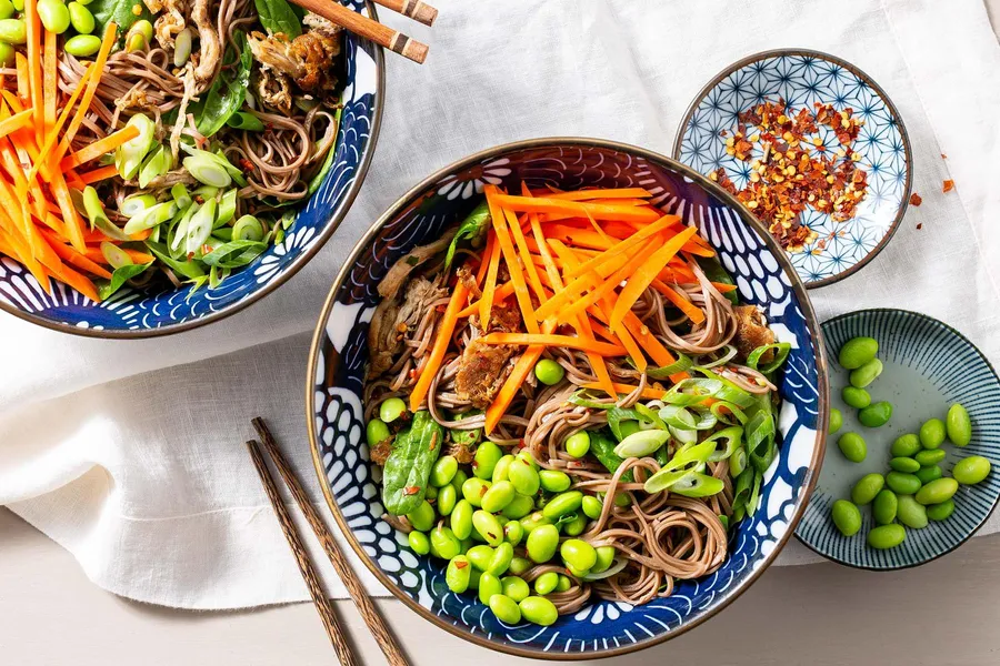 Asian-Inspired: Edamame and Soba Noodle Bowl