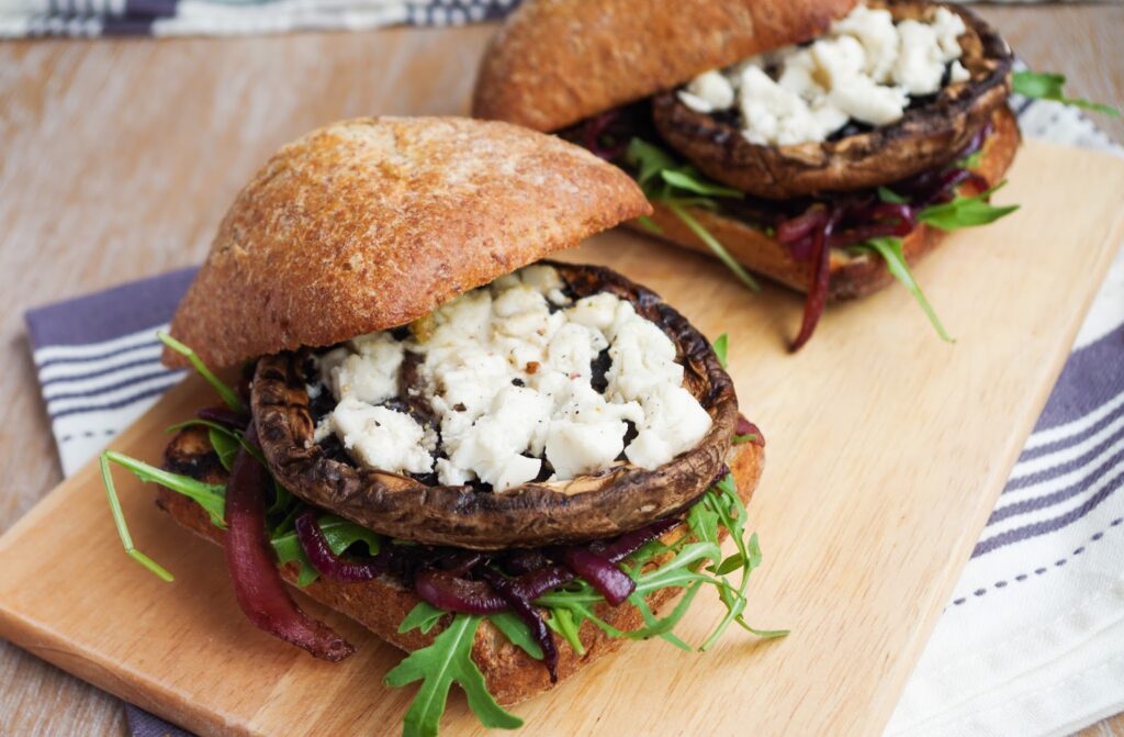 Portobello Mushroom and Gorgonzola Panini