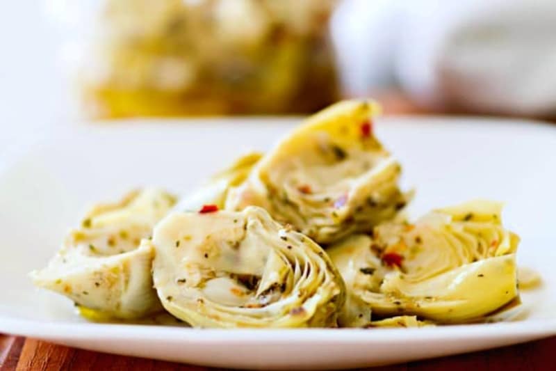 Italian vegetarian antipasto recipes Marinated Artichokes