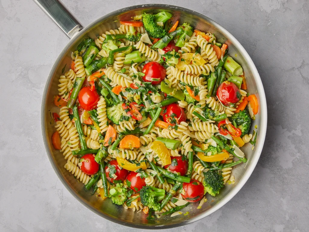 Healthy Italian recipes vegetarian Pasta Primavera