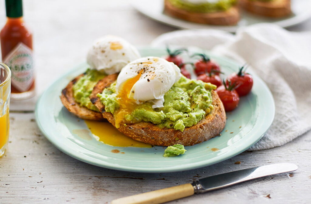 Avocado Toast with Poached Eggs