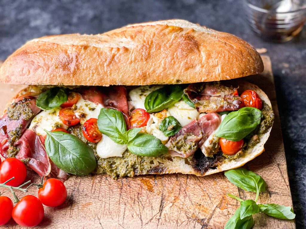 Classic Caprese Sandwich with a Twist