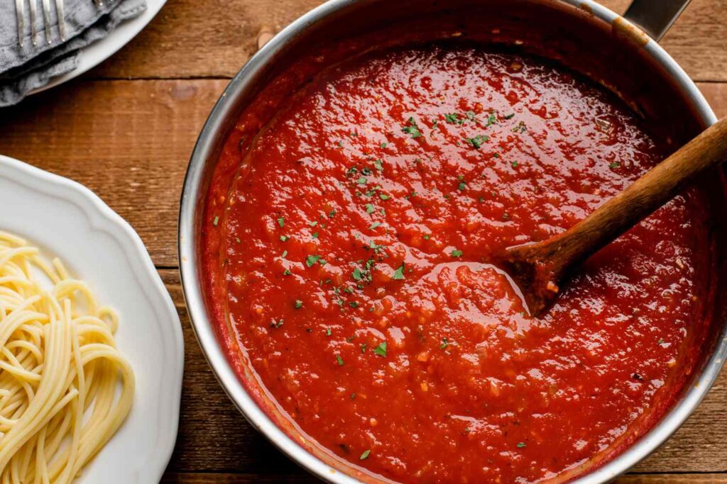 Crafting the Sauce for pasta