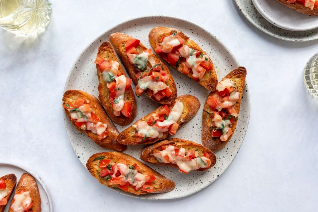 Bruschetta with Tomato and Basil