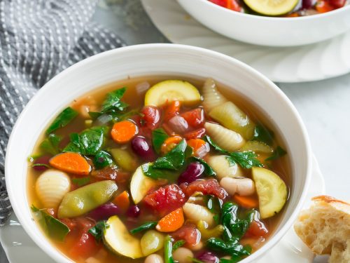 Healthy Italian recipes vegetarian Minestrone Soup