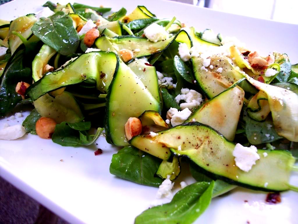 Italian Zucchini Ribbon Salad