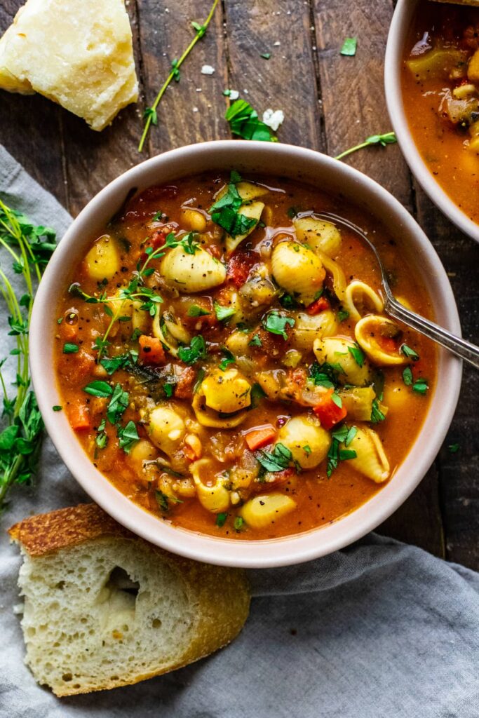 Vegetarian pasta fagioli soup recipes