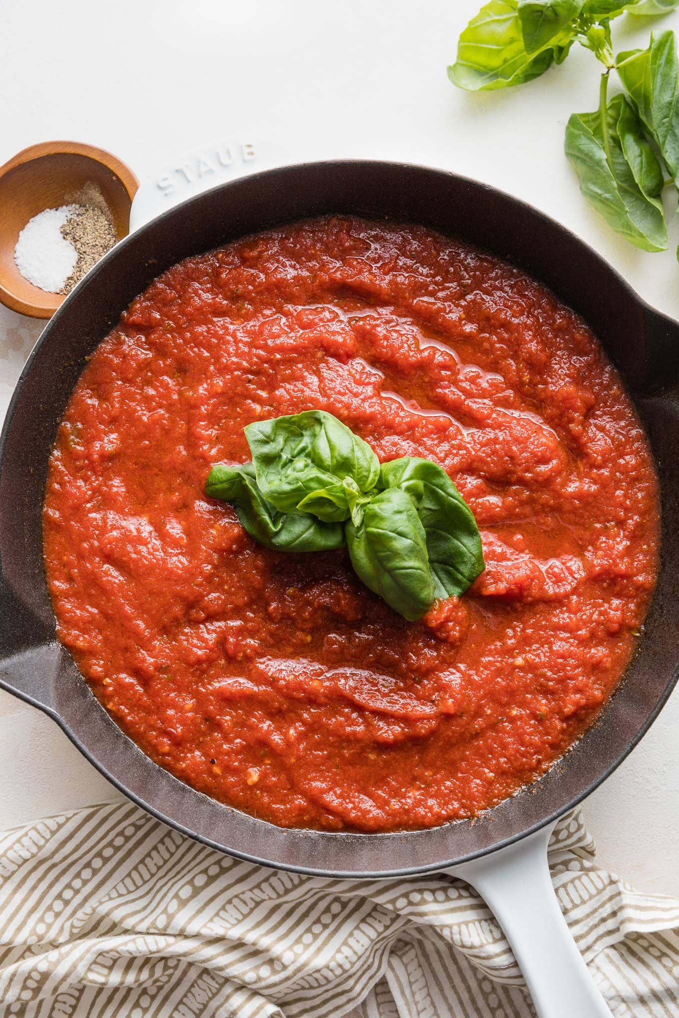 Vegetarian lasagna without pasta Marinara Sauce